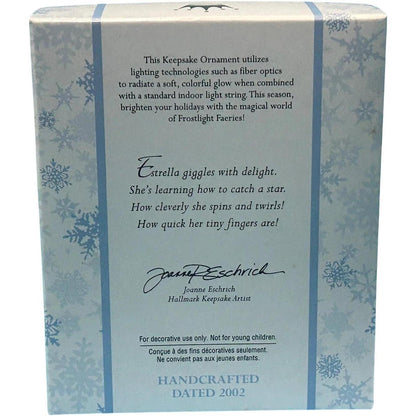 2002 Baby Estrella Hallmark Ornament (Frostlight Faeries) QP1663