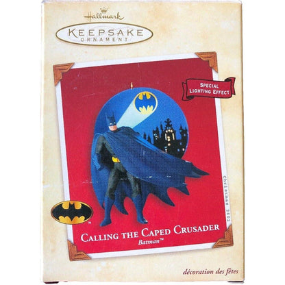 2002 Calling the Caped Crusader Hallmark Ornament (Super Heroes) QXI8856