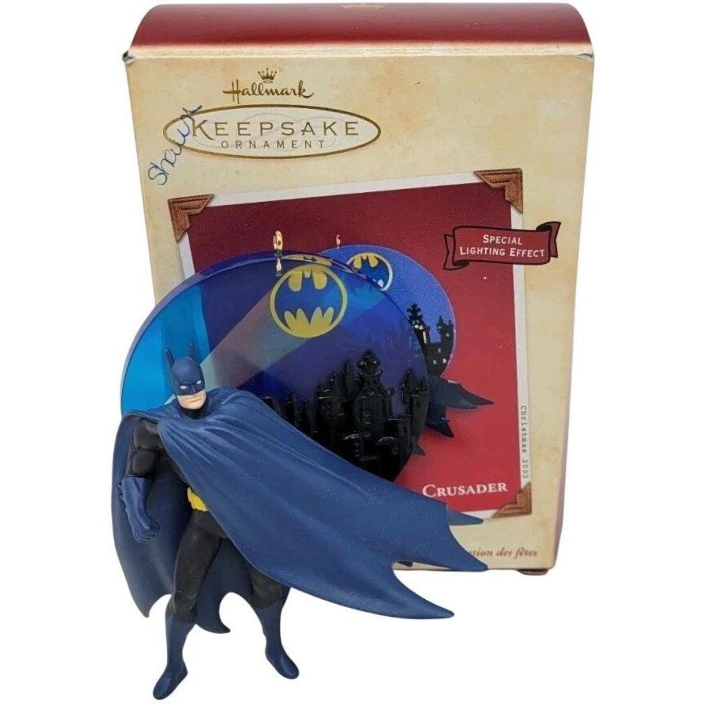 2002 Calling the Caped Crusader Hallmark Ornament (Super Heroes) QXI8856