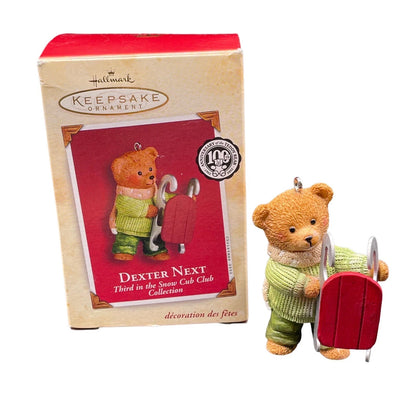 2002 Dexter Next Hallmark Ornament (Snow Cub Club) QRP4633
