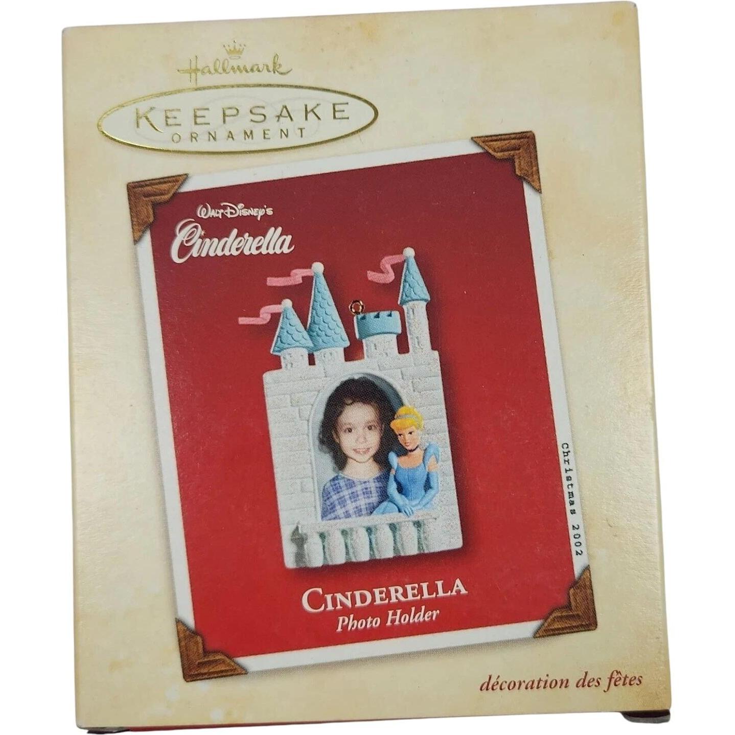 2002 Disney Cinderella Photo Holder Hallmark Ornament (Photo Holder) QXD4956