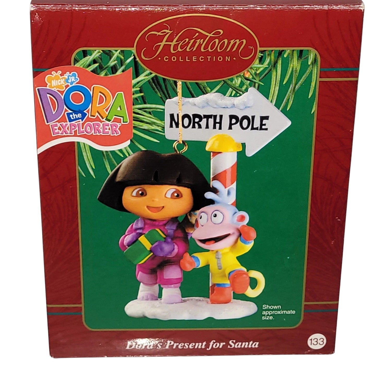 2002 Dora's Present for Santa Carlton Cards Ornaments (Nickelodeon) CXOR-083G