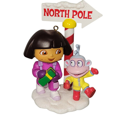2002 Dora's Present for Santa Carlton Cards Ornaments (Nickelodeon) CXOR-083G