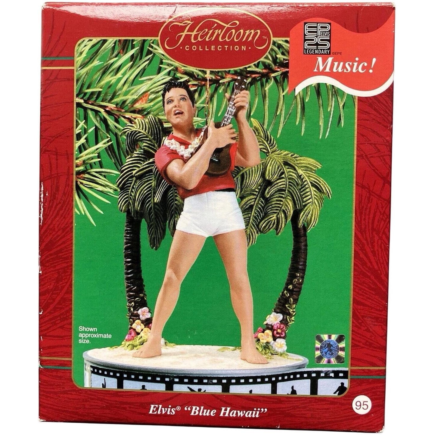 2002 Elvis "Blue Hawaii" Carlton Cards Ornaments (Elvis Presley) by Carlton Cards CXOR-065G