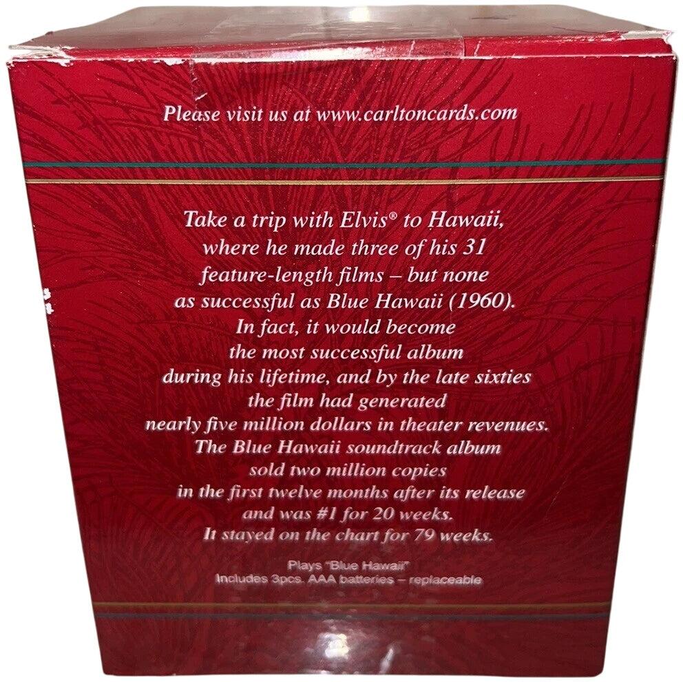 2002 Elvis "Blue Hawaii" Carlton Cards Ornaments (Elvis Presley) by Carlton Cards CXOR-065G