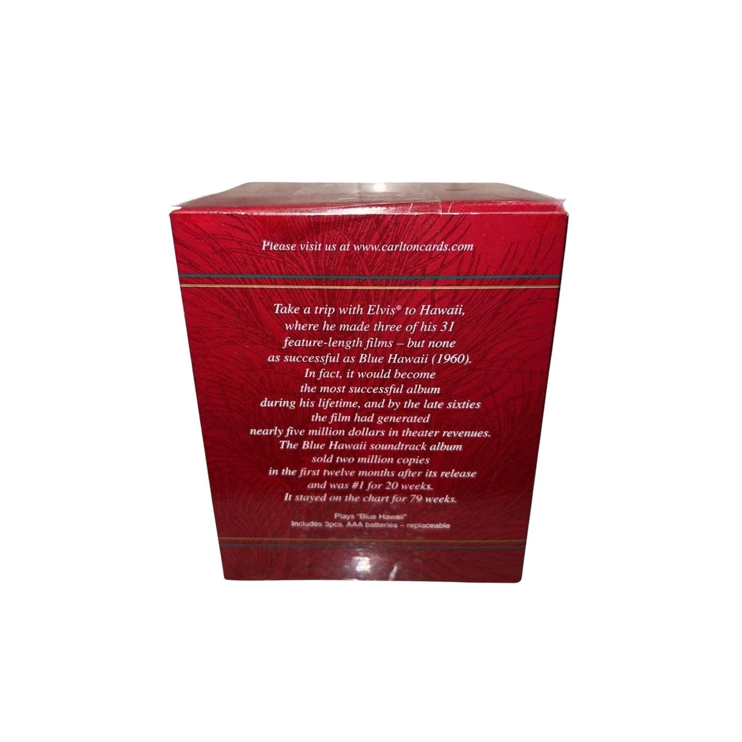 2002 Elvis "Blue Hawaii" (Elvis Presley) by Carlton Cards