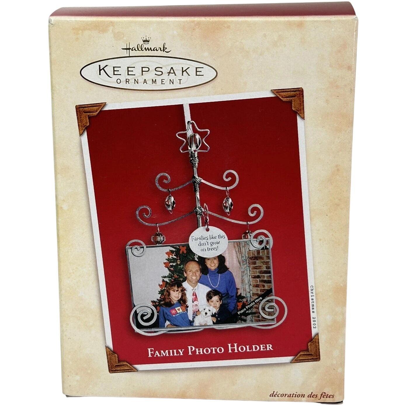 2002 Family Photo Holder Hallmark Ornament (Photo Holder) QX8693