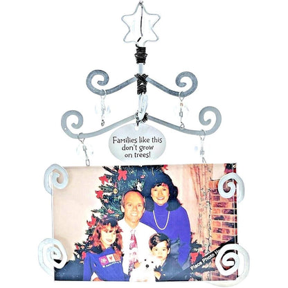 2002 Family Photo Holder Hallmark Ornament (Photo Holder) QX8693