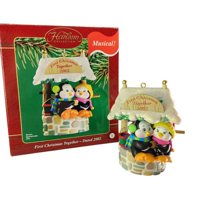 2002 First Christmas Together Carlton Cards Ornaments (Penguins) CXOR-006G
