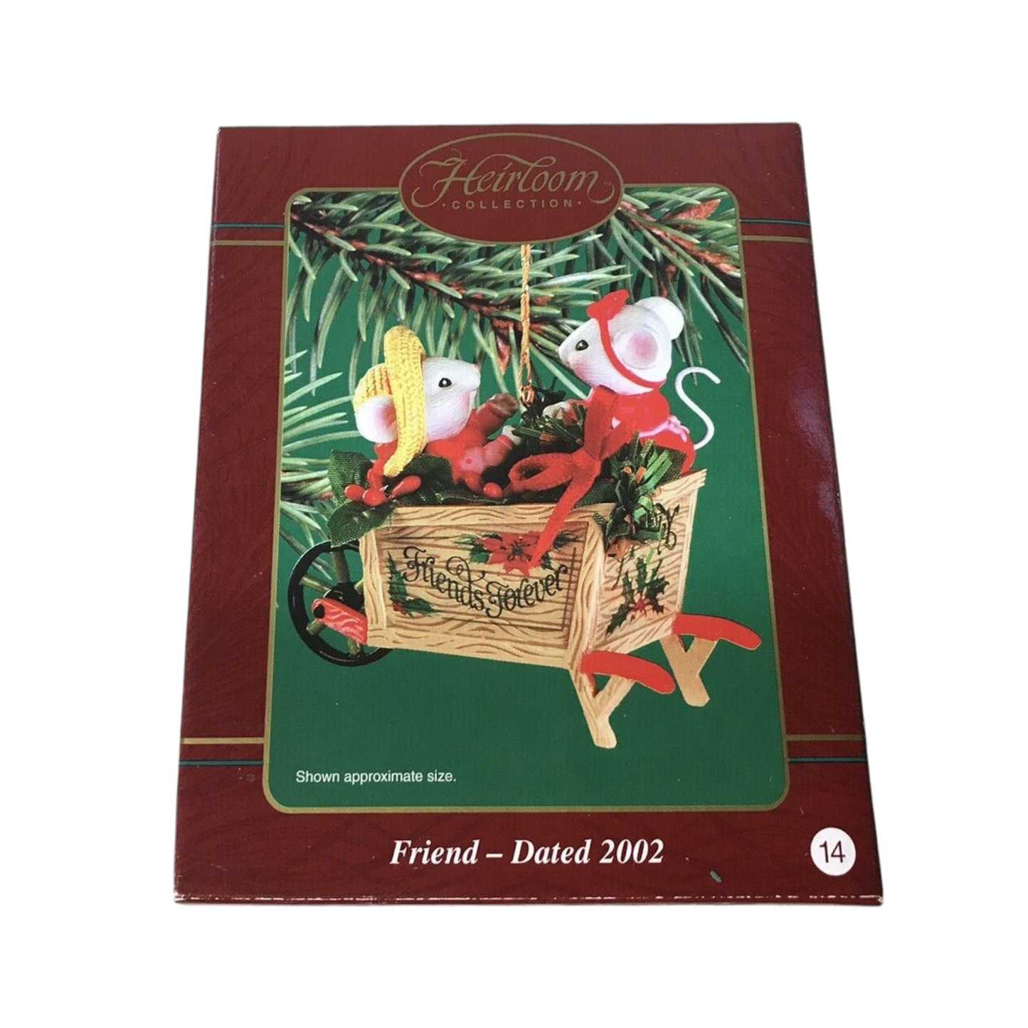 2002 Friend Carlton Cards Ornaments (Mouse) CXOR-014G