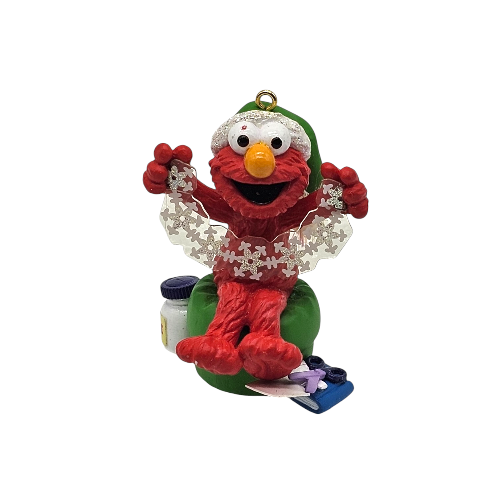 2002 From Elmo with Love Carlton Cards Ornaments (Sesame Street) by Carlton Cards CXOR-055G CXOR-055G