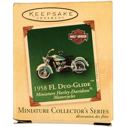 2002 Hallmark Ornament (1958) FL Duo-Glide Hallmark Ornament (Harley-Davidson) QXI4346
