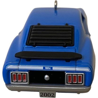 2002 Hallmark Ornament (1970) Ford Mach I Mustang Hallmark Ornament (Classics American Cars) QX8073
