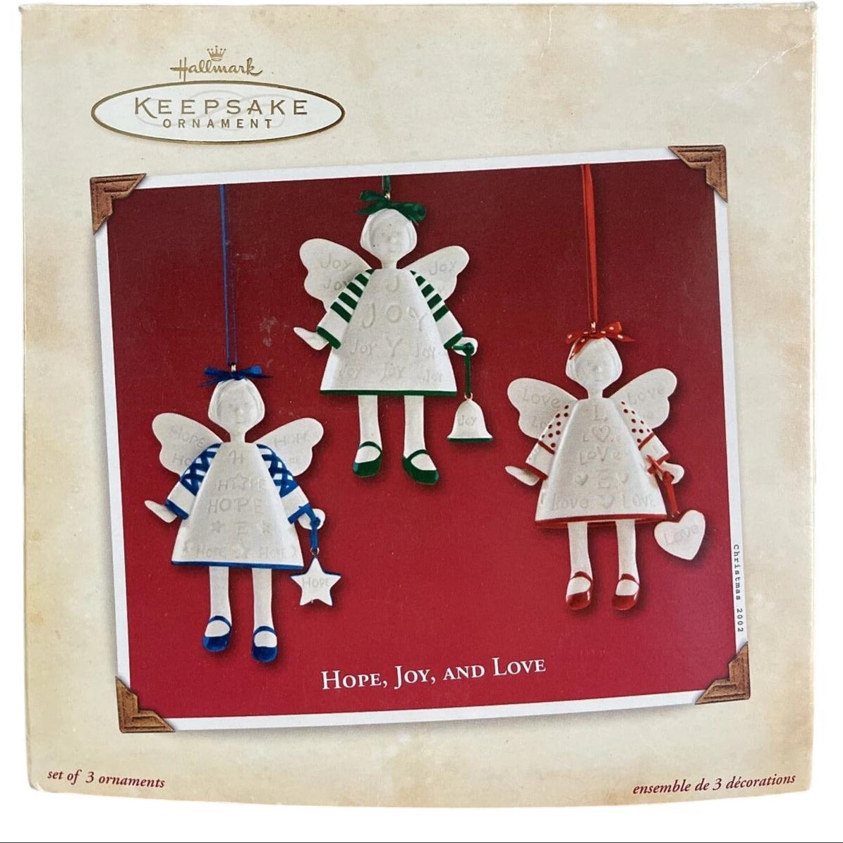 2002 Hope, Joy, and Love Hallmark Ornament (Angel) QX8433