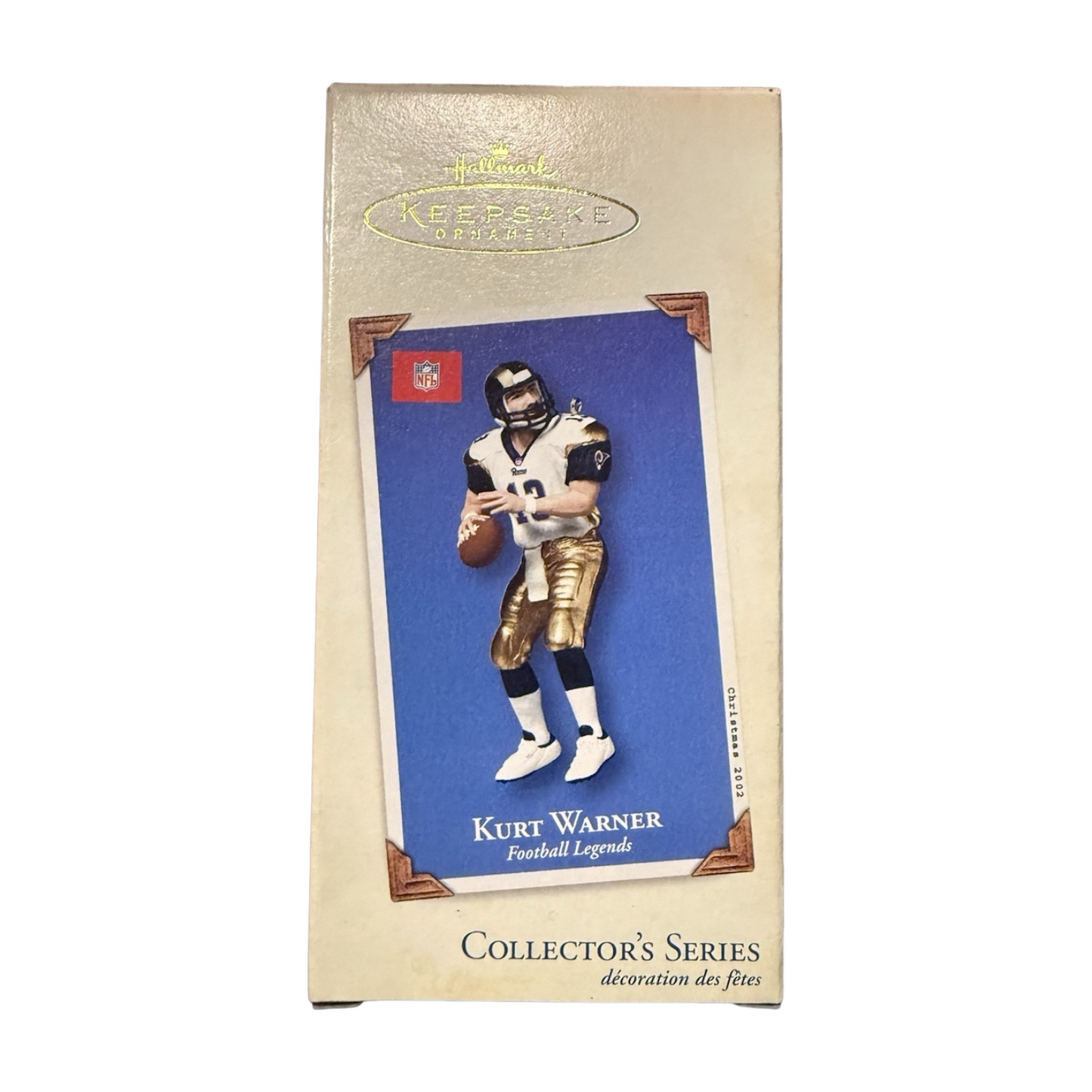 2002 Kurt Warner Hallmark Ornament (Football Legends) QXI8143