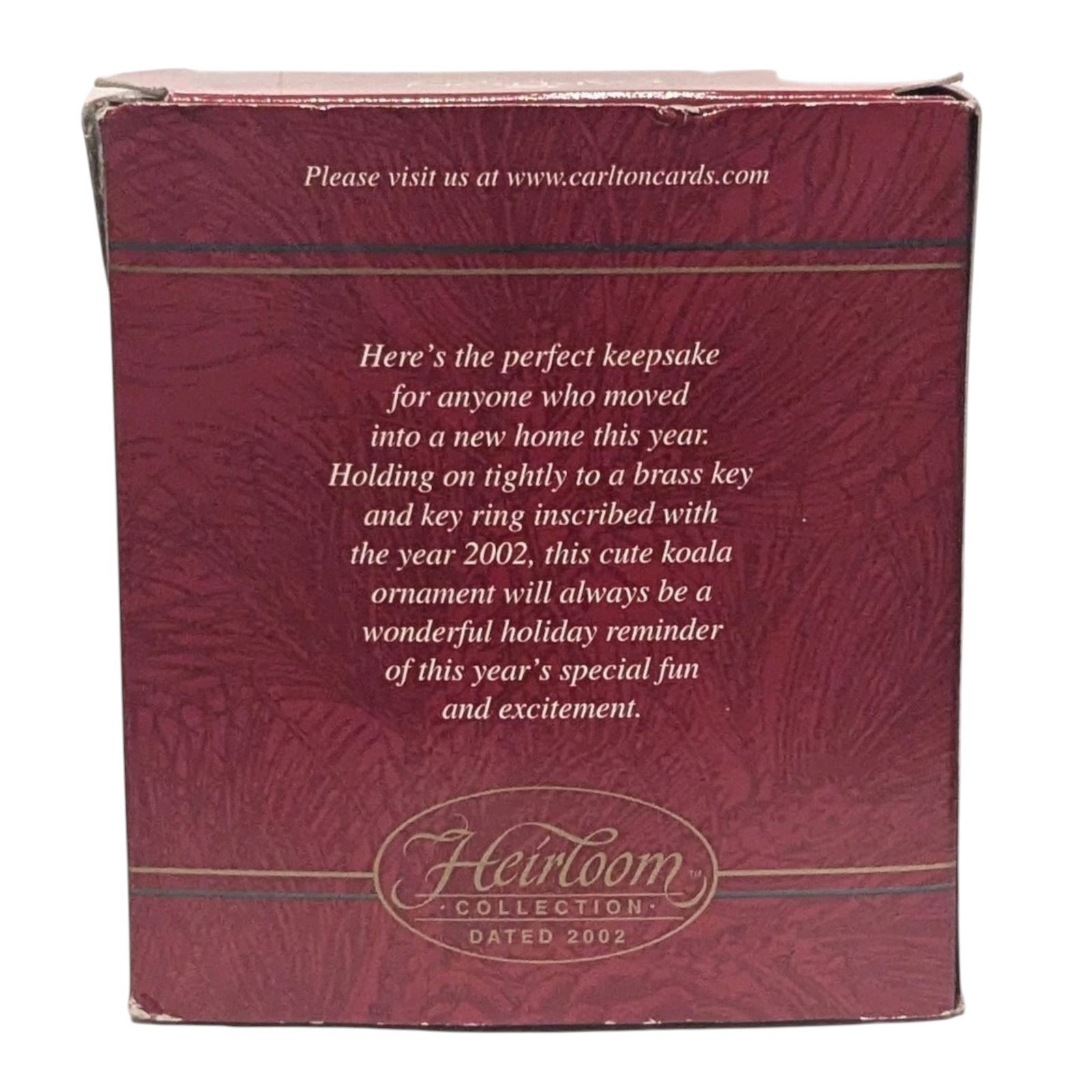 2002 New Home Carlton Cards Ornaments (New Home) CXOR-010G