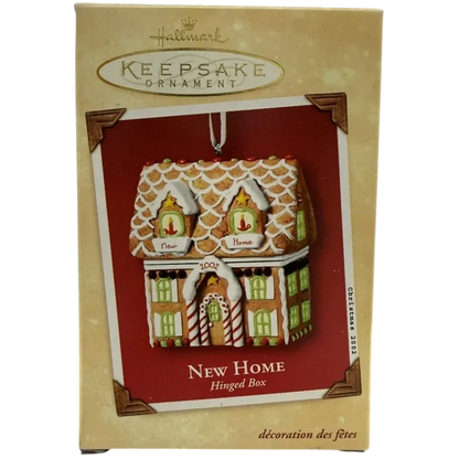 2002 New Home - Hinged Box Hallmark Ornament (New Home) QX8636