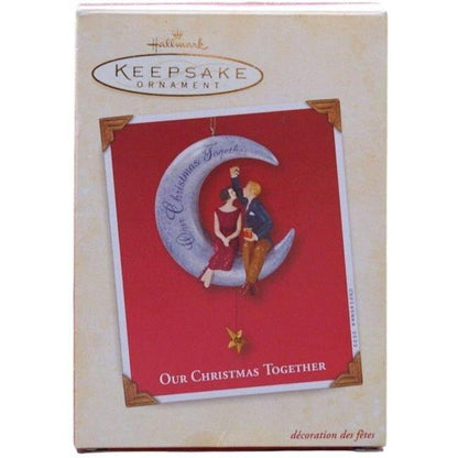 2002 Our Christmas Together Hallmark Ornament (Moon) QX8926