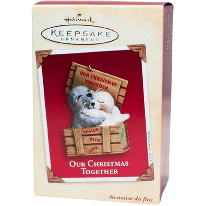 2002 Our Christmas Together Hallmark Ornament (Seal) QX8926