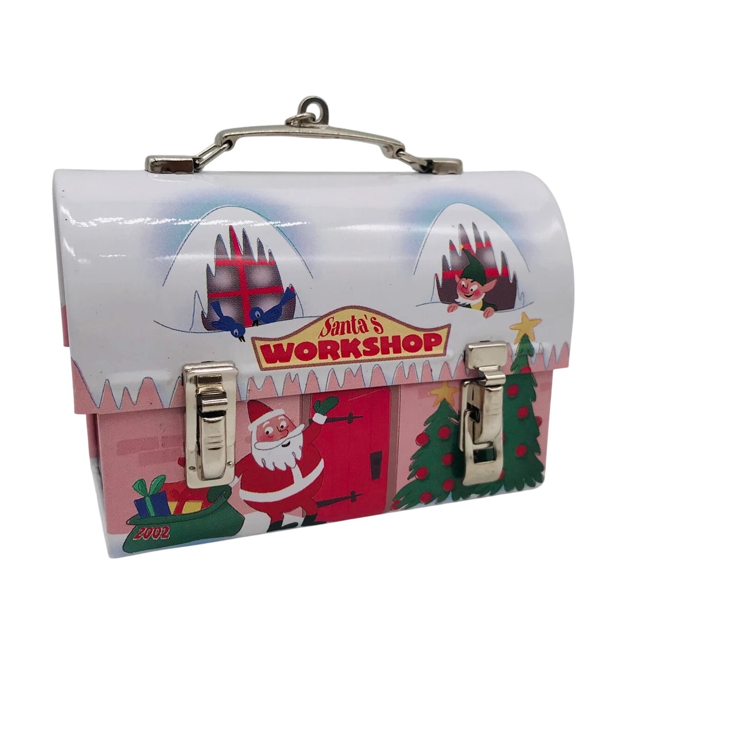 2002 Santa's Workshop Lunch Box Hallmark Ornament (Lunch Box) QXC4586