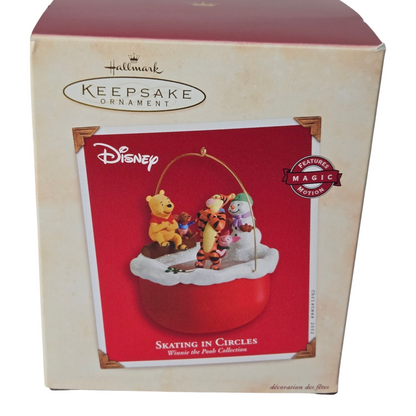 2002 Skating In Circles Hallmark Ornament (Winnie the Pooh) QXD7526