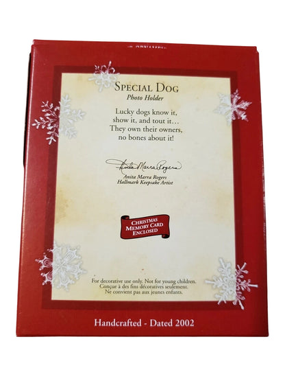 2002 Special Dog Hallmark Ornament (Photo Holder) QX8716