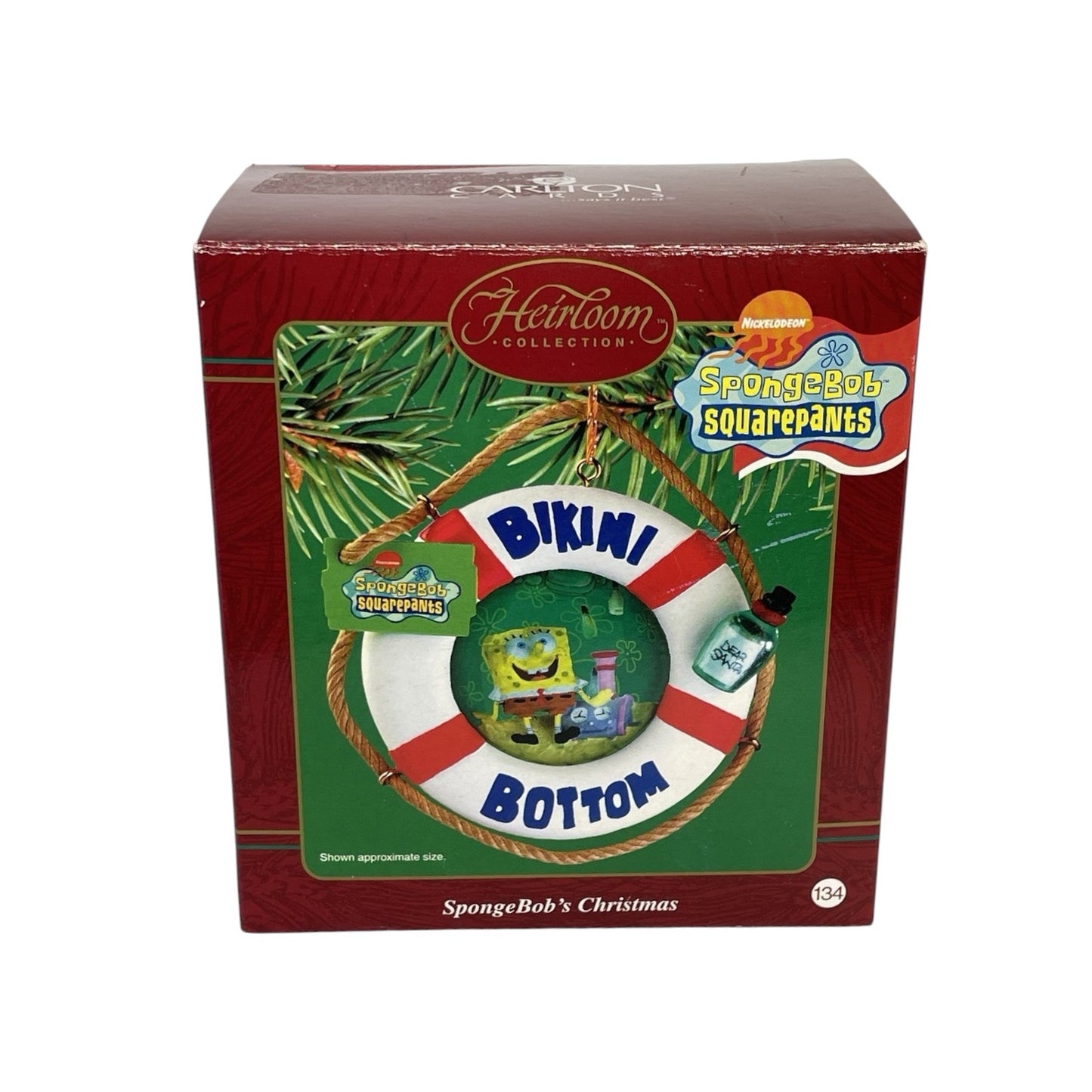 2002 SpongeBob's Christmas Carlton Cards Ornaments (Spongebob SquarePants) CXOR-085G