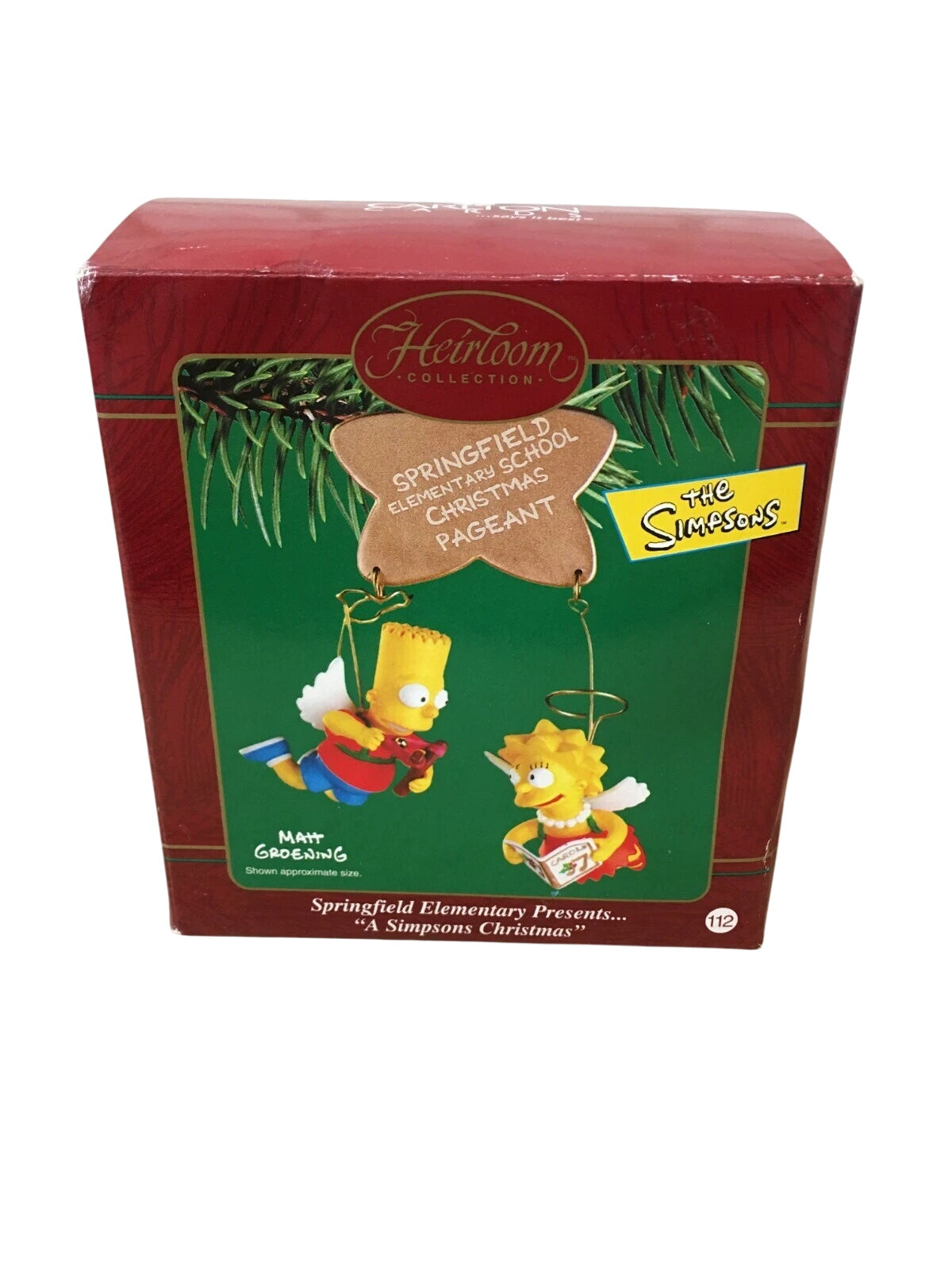 2002 Springfield Elementary Presents... "A The Simpsons Christmas" Carlton Cards Ornaments (The Simpsons) by Carlton Cards CXOR-058G