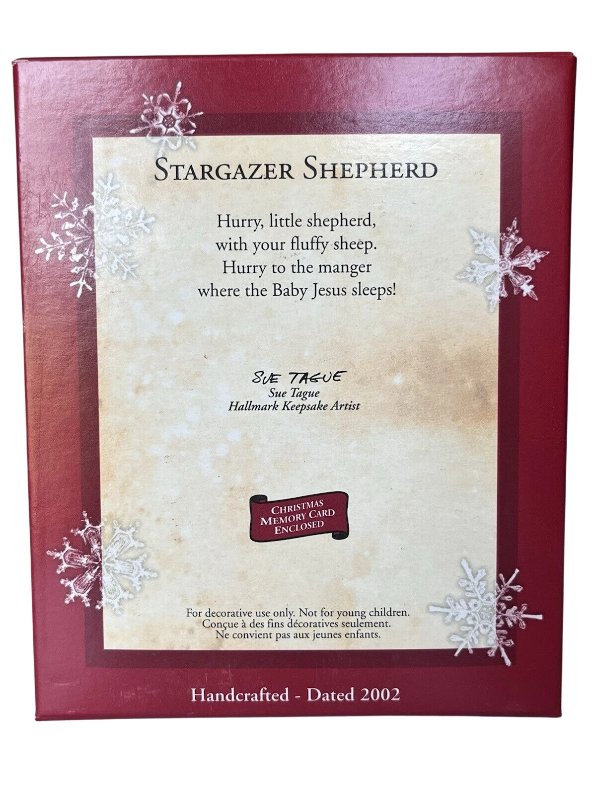 2002 Stargazer Shepherd Hallmark Ornament (Shepherd) QX2836