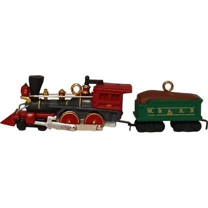 2002 Steam Locomotive & Tender Hallmark Ornament (Lionel) QXM4366