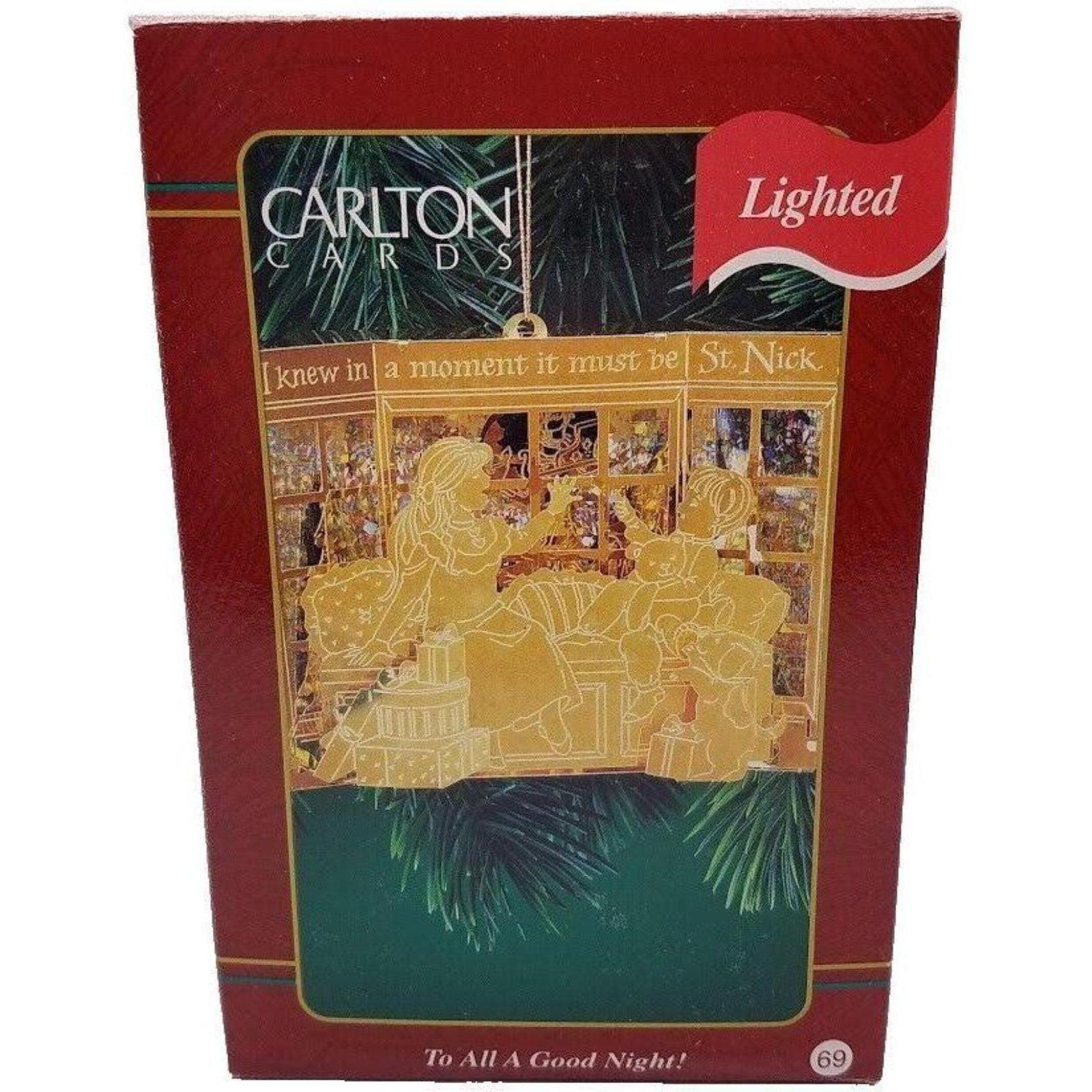 2002 To All a Good Night! Carlton Cards Ornaments (Family) CXOR-078W