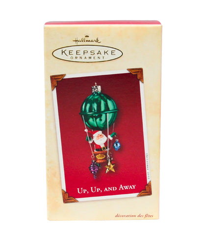2002 Up, Up, And Away Hallmark Ornament (Santa Claus) QX8466
