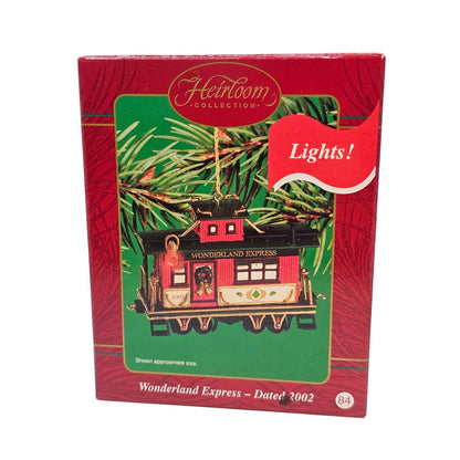 2002 Wonderland Express Carlton Cards Ornaments (Train) CXOR-093G