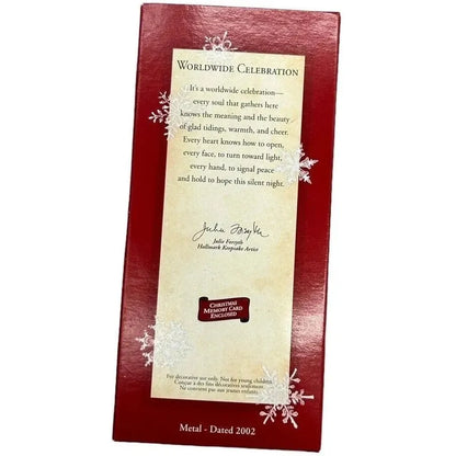 2002 Worldwide Celebration Hallmark Ornament (Star) QX2833