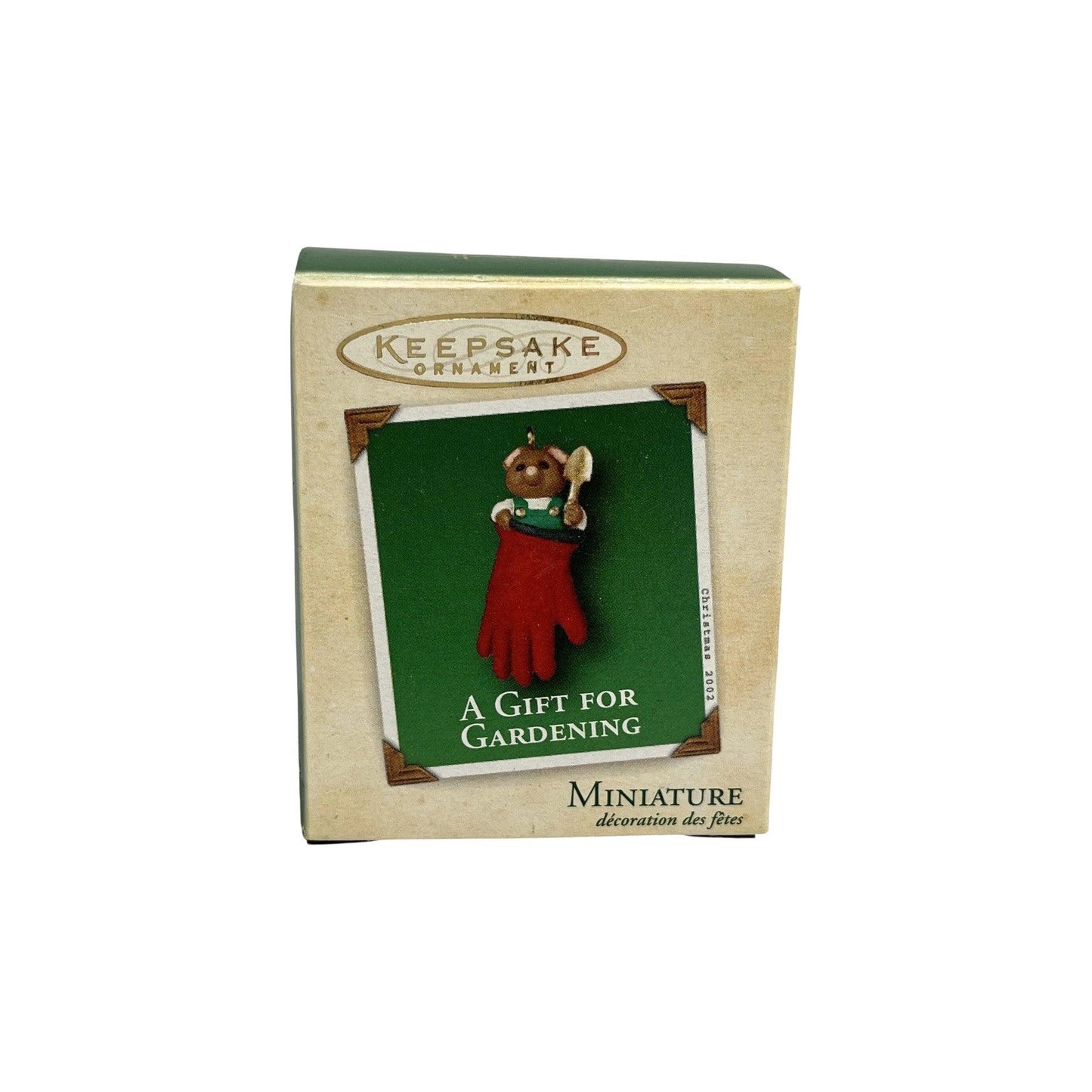 2002 A Gift for Gardening Hallmark Ornament (Teddy Bear) QXM4463 Image2