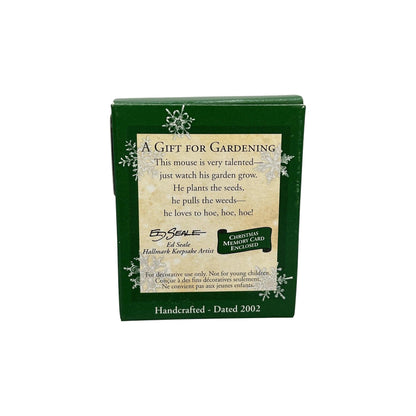2002 A Gift for Gardening Hallmark Ornament (Teddy Bear) QXM4463 Image5
