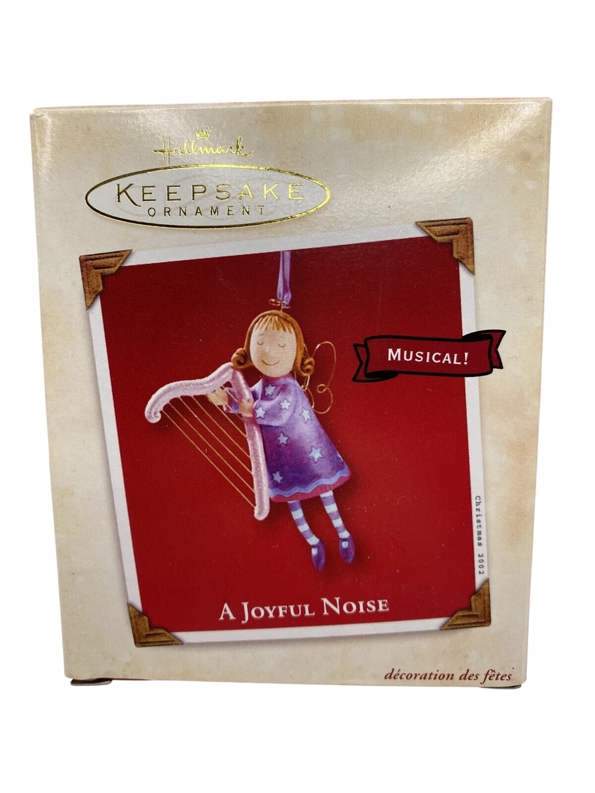 2002 A Joyful Noise Hallmark Ornament (Angel) QX2816 Image2