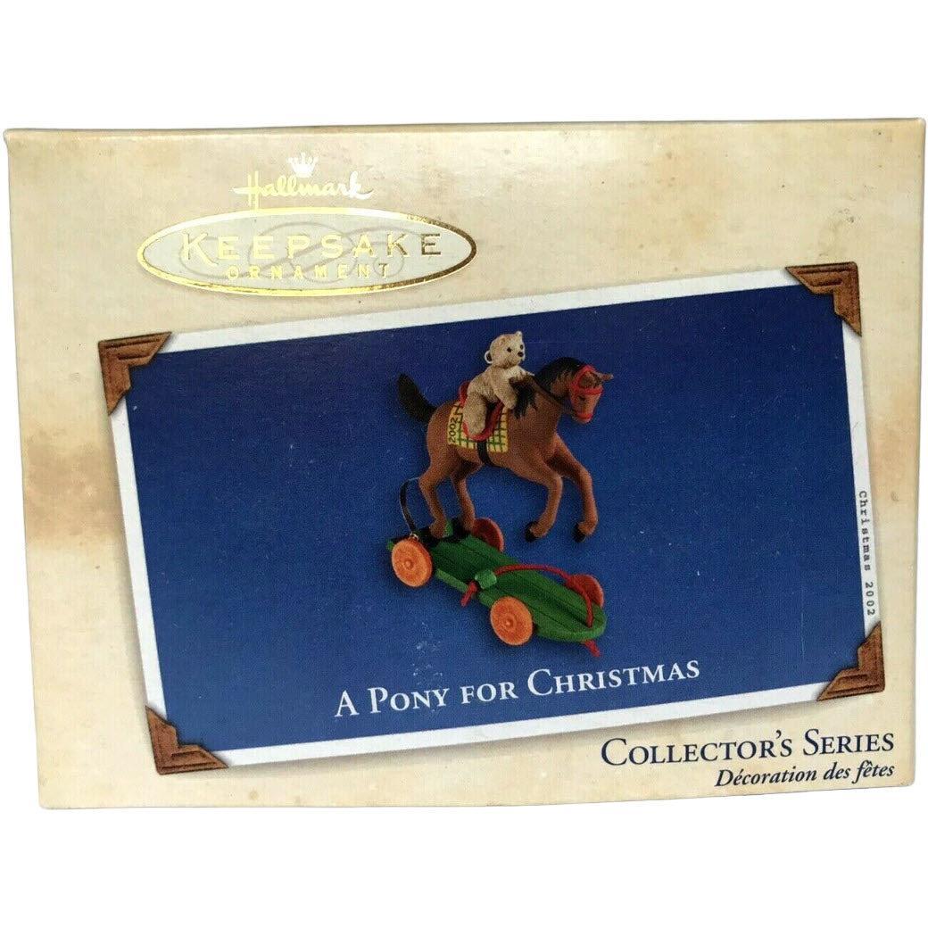 2002 A Pony for Christmas Hallmark Ornament (A Pony for Christmas) QX8056