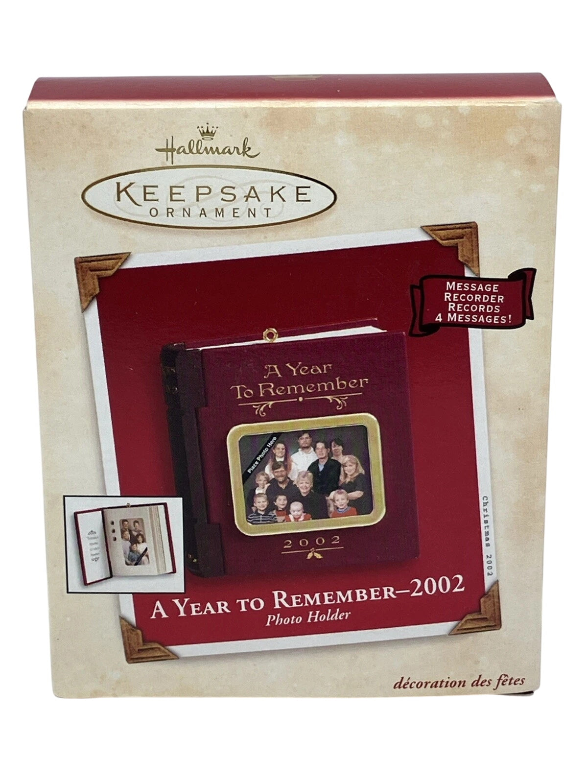 2002 A Year to Remember 2002 Hallmark Ornament (Photo Holder) QX2813