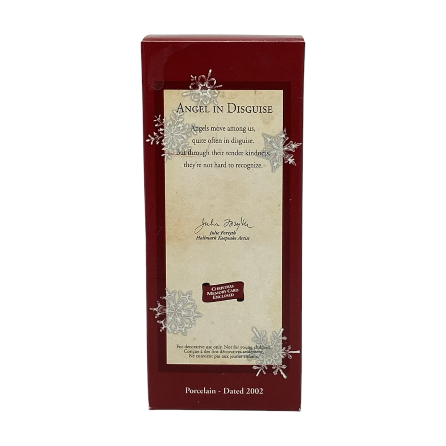 2002 Angel in Disguise Hallmark Ornament (Angel) QX8983