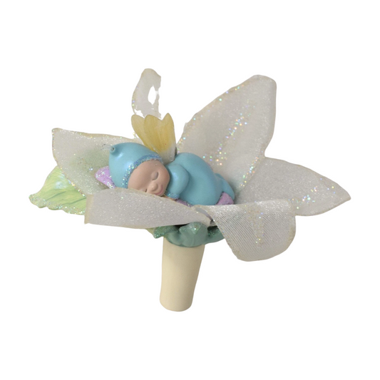 2002 Baby Floriella Hallmark Ornament (Frostlight Faeries) QP1673 Image1