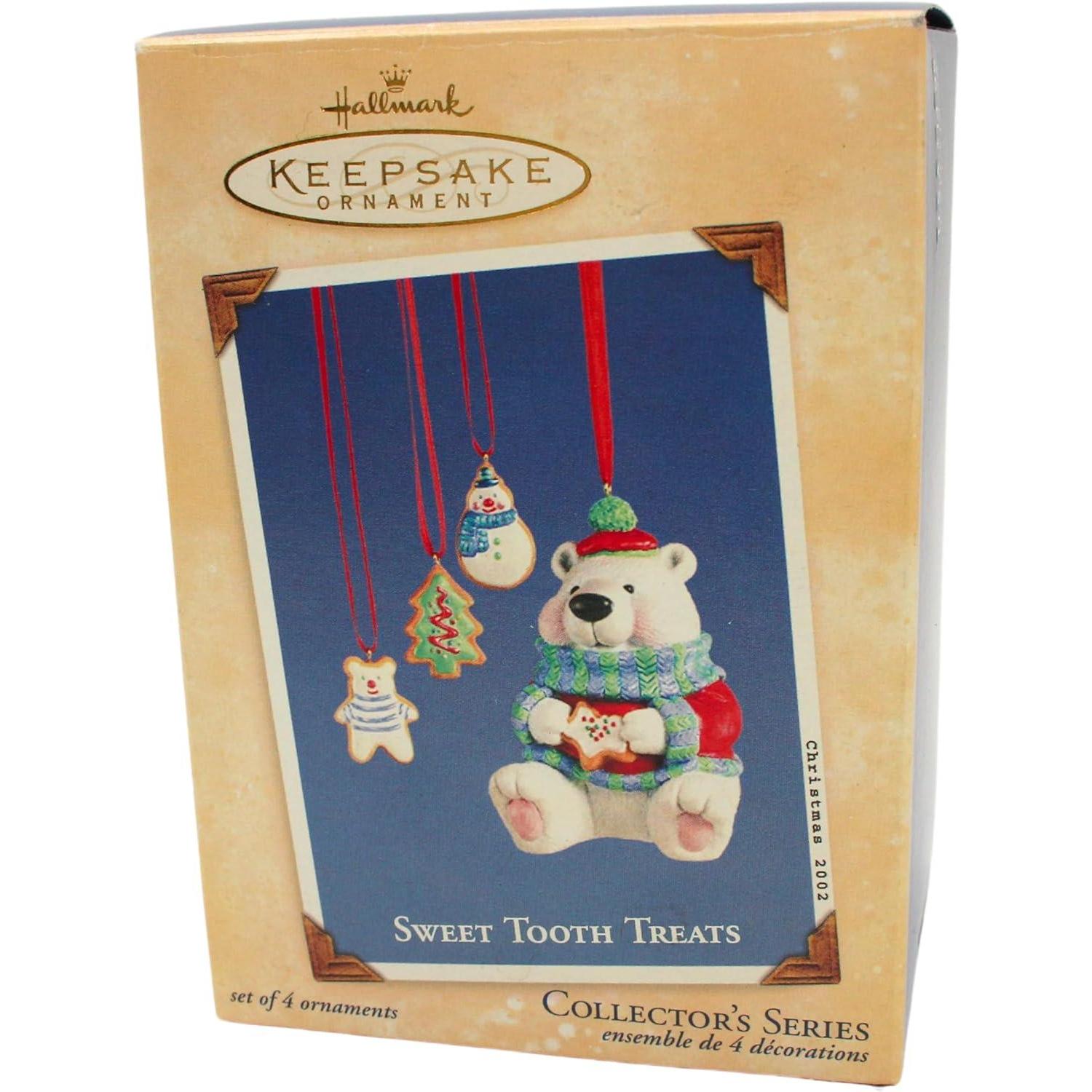 2002 Bear Hallmark Ornament (Sweet Tooth Treats) QX8193