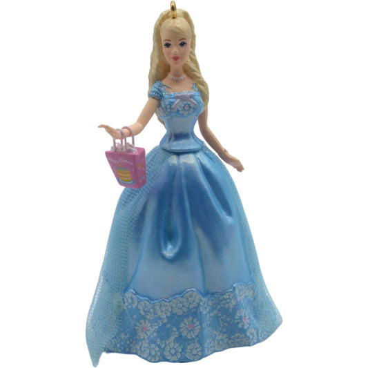 2002 Birthday Wishes Barbie Hallmark Ornament (Birthday Wishes Barbie) QEO8549