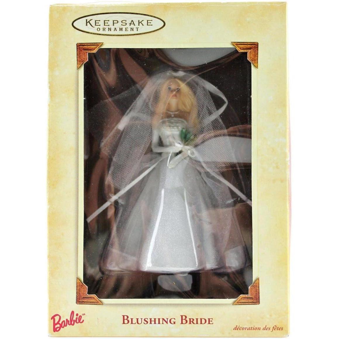 2002 Blushing Bride Hallmark Ornament (Barbie) QXI5323