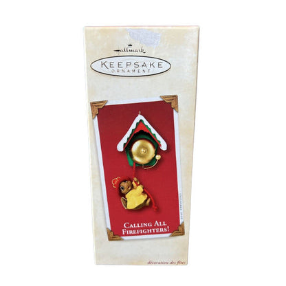 2002 Calling All Firefighter! Hallmark Ornament (Firefighter) QX8746