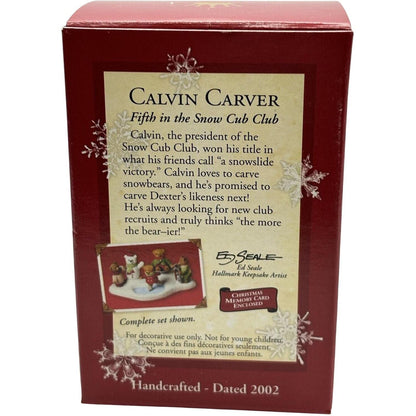 2002 Calvin Carver Hallmark Ornament (Snow Cub Club) QRP4646