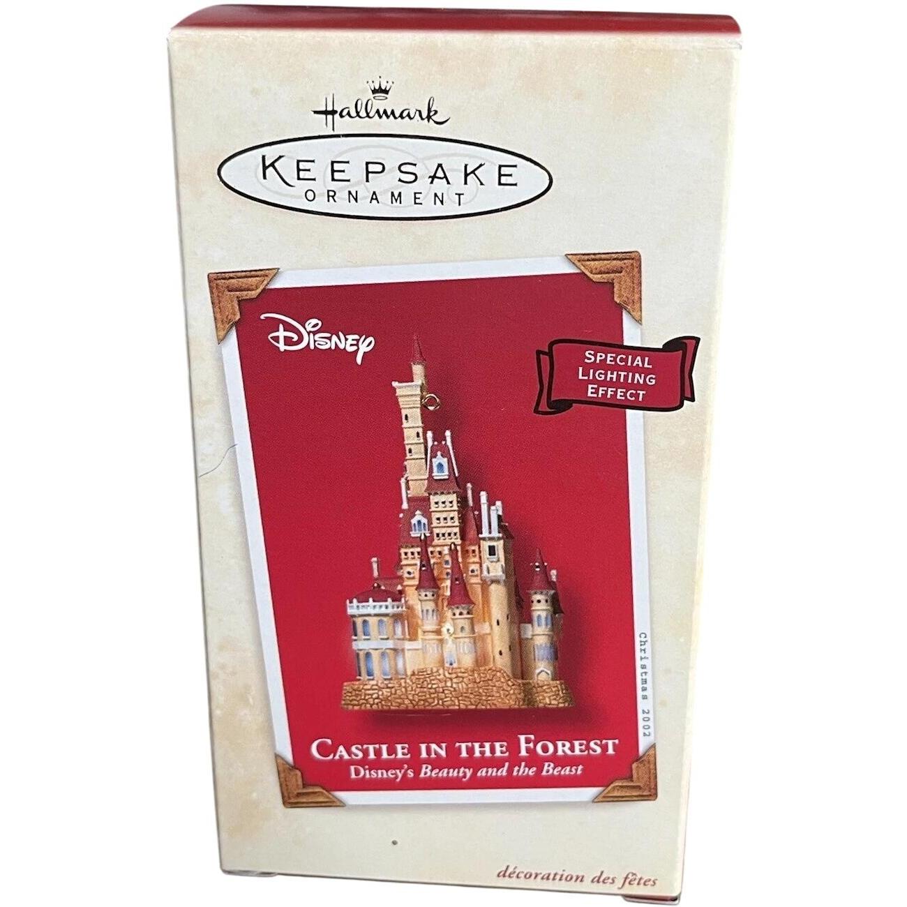 2002 Castle in the Forest Hallmark Ornament (Beauty and the Beast) QXD4953