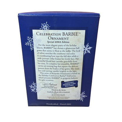 2002 Celebration Barbie Hallmark Ornament (Celebration Barbie) QXI8163
