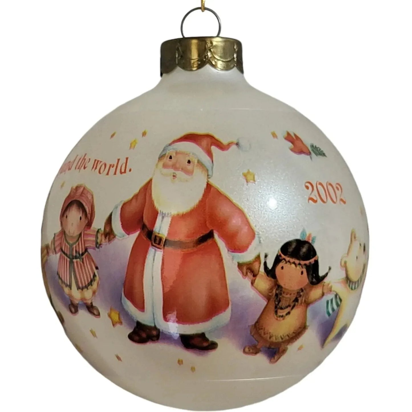 2002 Christmas Around the World Hallmark Ornament (Ball) QX8436