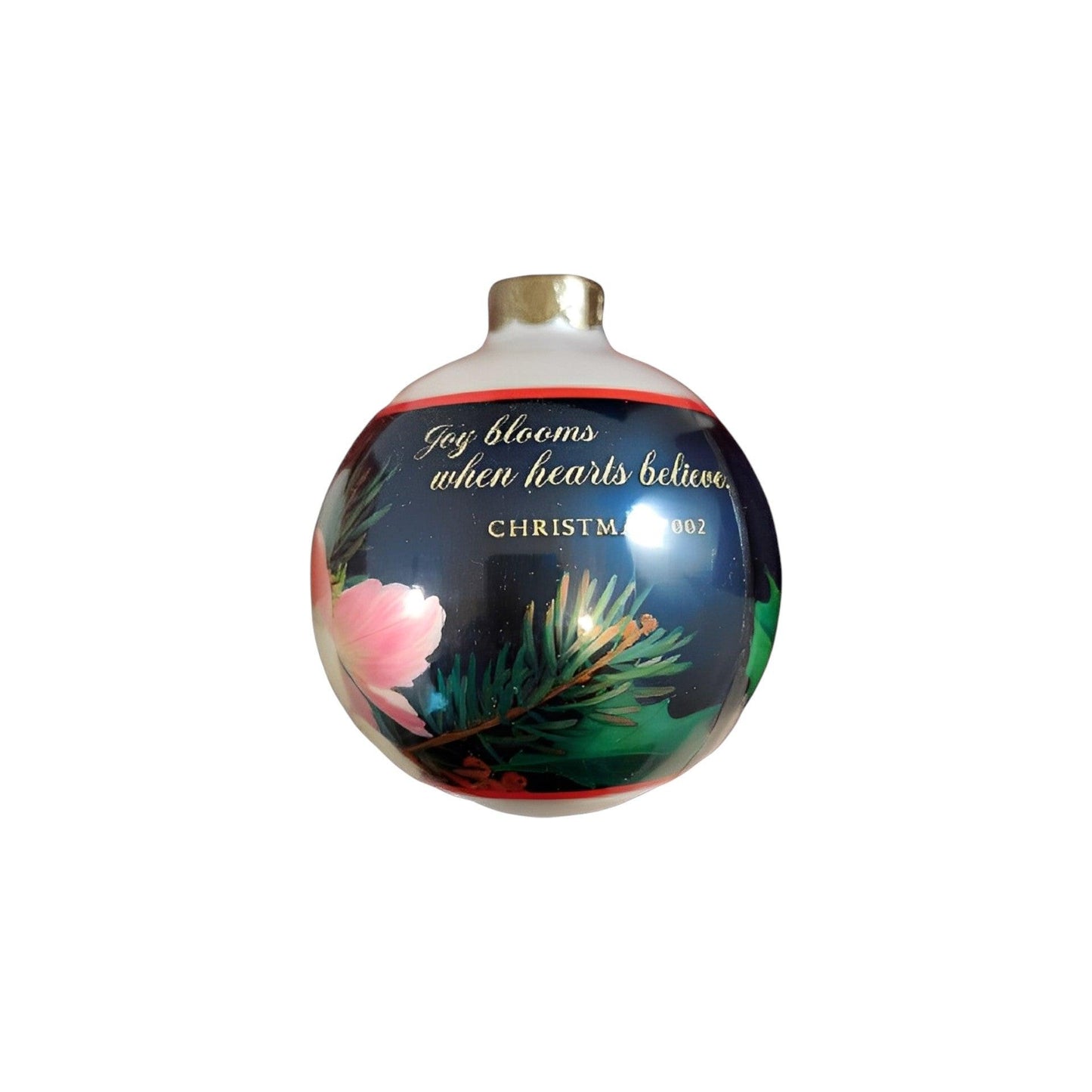2002 Christmas Floral (Ball)